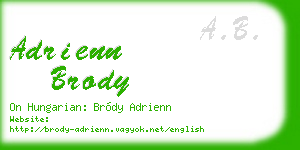 adrienn brody business card